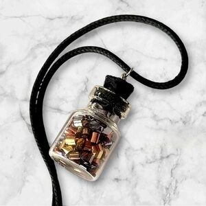 Mystical Metallic Confetti Foil Pendant